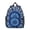 Blue and White-1, variant on Purple and Blue Tie Dye Pattern Backpack for School, Cute School Bag with Adjustable Shoulder Straps and Padded Back, 13.8"x11.4"x6"