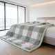 thumbnail image 4 of Summer Cool Quilt Thin Lightweight Quilt Core - Colcha acondicionada suave, suave y lavable, cómoda para lavar y cómoda colcha de verano para dormitorio, 4 of 6
