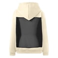 thumbnail image 5 of Womens Oversized Hoodies Fall Backless Mesh Hollow Out Long Sleeve with Pocket Winter Fashion Hooded Sweatshirts, 5 of 6