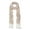 Taupe, variant on Pure Cotton Lightweight Narrow Striped Fashion Scarf