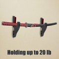 thumbnail image 4 of Sword Wall Mount 2/set 1-tier Padded Hook Katana Holder Adjustable Display Hanger Compatible Samurai Sword, 4 of 5