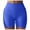 Dark Blue, variant on Women's Seamless Scrunch Workout Shorts - 4.5'' Inseam, Glute Contouring, Low Ribbed Band, Nylon Spandex, Fit for Gym/Yoga