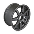 thumbnail image 2 of Polaris OEM Rim Cast 15x7, Matte Flash Black, 1523150-744, 2 of 2