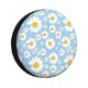 thumbnail image 1 of Fotbe Daisies Flowers Funda de Llanta de Repuesto con Estampado, Engrosada, Ajuste Universal para Jeep, Remolque, RV, SUV, Camión-16 inch, 1 of 6