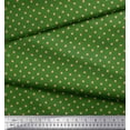 thumbnail image 2 of Soimoi Green Cotton Voile Fabric Cookies Food Print Fabric by the Yard 56 Inch Wide, 2 of 3