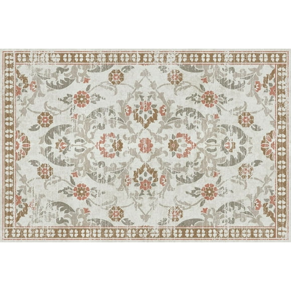 Tapis d’appoint lavable en argile Guthrie de 2 pi x 3 pi