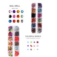 thumbnail image 4 of Kit de diseño de uñas para arte de uñas acrílicas, que incluye cepillo para uñas, herramienta de puntos, cinta para uñas, pedrería de cristal para uñas, accesorios para uñas para manicuristas Namotu WMPH-1022, 4 of 7