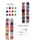 thumbnail image 4 of Kit de diseño de uñas para arte de uñas acrílicas, que incluye cepillo para uñas, herramienta de puntos, cinta para uñas, pedrería de cristal para uñas, accesorios para uñas para manicuristas Namotu WMPH-1022, 4 of 7
