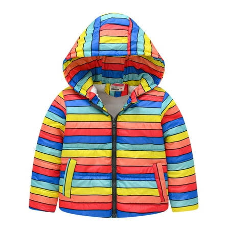 

Fesfesfes Toddler Kids Printed Jacket Baby Grils Boys Sweatshirt Coat Windproof Thin Coat for Children Spring and Fall Unisex Hooded Coat Clearance