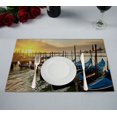 thumbnail image 1 of EREHome la Ville Aquatique Venise Napperon 12x18 Pouces, Ensemble de 2, 1 of 1
