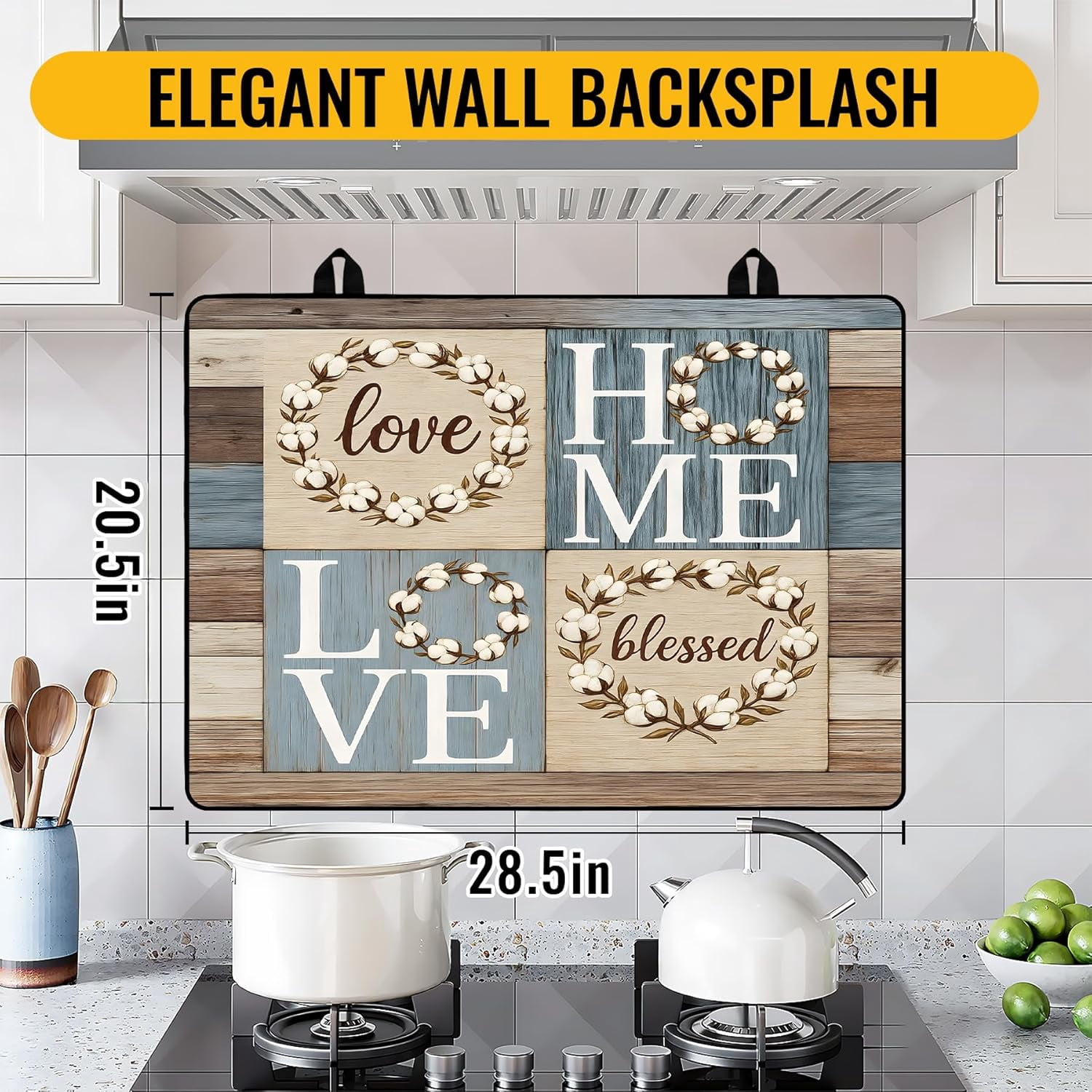 Stove Top Cover for Electric/Glass Stove, Flat Top Cooktop Protector, Electric Cooktop Cover, Extra Counter Space for Kitchen (HOME LOVE)