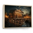 thumbnail image 2 of Designart "The Iconic Pantheon in Rome, Italy" Architecture Floater Framed Wall Decor, 2 of 7