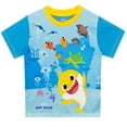 thumbnail image 2 of Baby Shark Boys Shark Short Pajamas Blue Sizes 18M-6, 2 of 3