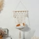 thumbnail image 3 of Colgante de cama de gato tejida con borlas de estilo bohemio Aumento del espacio Plataforma de almacenamiento de usabilidad Cats Bed para interiores o exteriores Inevent HA060600-00B, 3 of 7