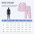 thumbnail image 4 of Balery Seahorse and Starfish Pijama para Hombre de Dos Piezas con Manga Larga, Conjunto de Dormir y Descanso Suave con Bolsillos-Medium, 4 of 7