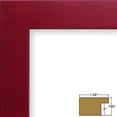 thumbnail image 4 of Craig Frames 26024 20 by 20-Inch Picture Frame, Smooth Wrap Finish, 1.26-Inch Wide, Red, 4 of 4
