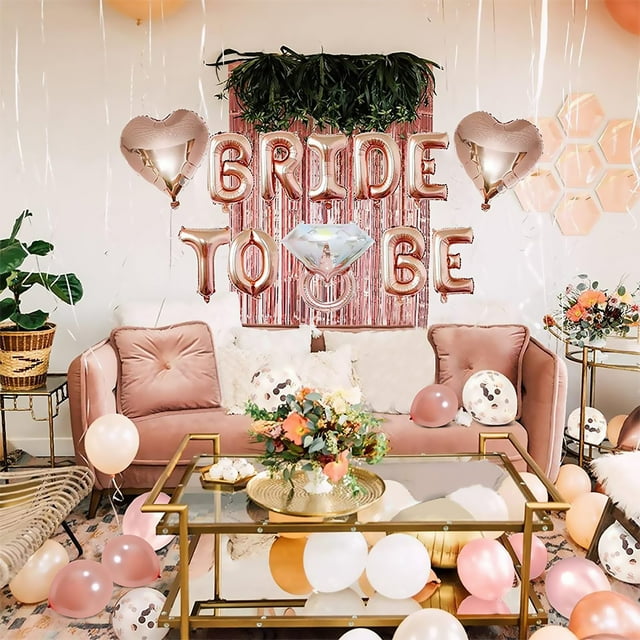Balloon Banner Kit Home Hotel Bride 3 4 1 5 Party Balloon Set Celebration Bridal Shower Wall Decoration