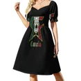 thumbnail image 2 of En julio, hawaiano, surf, verano, surf, vestido de manga corta, vestido de noche, mujeres, vestido de mujer, mujer, 2 of 8