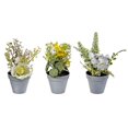thumbnail image 1 of Pot À Fleurs Artificielles (Asstd) - Set of 3, 1 of 1