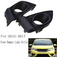 thumbnail image 4 of Car Fog Lamp Bezel Cover Nets for Honda Jazz FIT 2015-2017 Front Bumper Light Grille, 4 of 5
