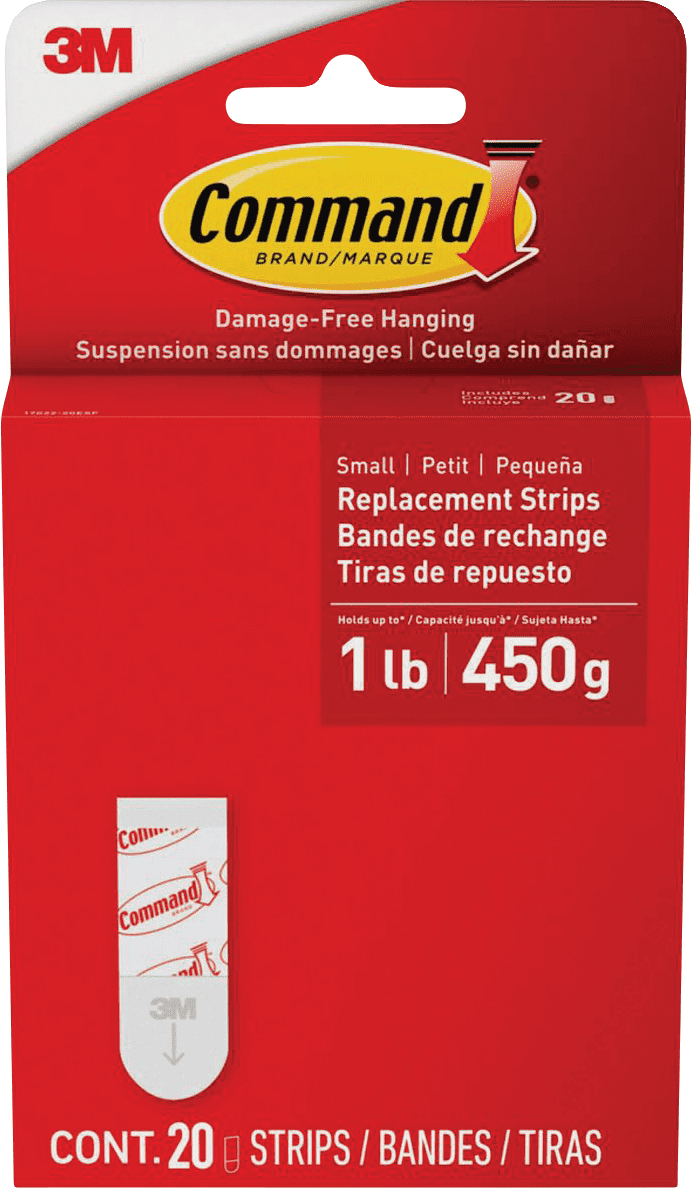 Command Replacement Adhesive Strip - Pack of 2 — Residential Use, Standard Application