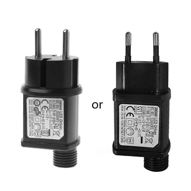 Led Power Supply Waterproof Low Voltage Transformer Plug Fit For Christmas Light