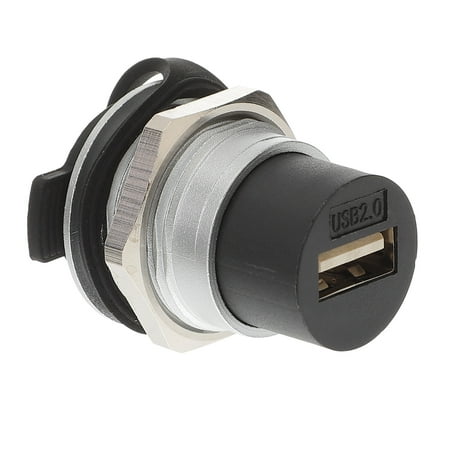 

Howish usb pass through USB Bulkhead Connector Industrial Pass Through Flush Mount Charging Dock(1.38 X1.1 X1.1 )