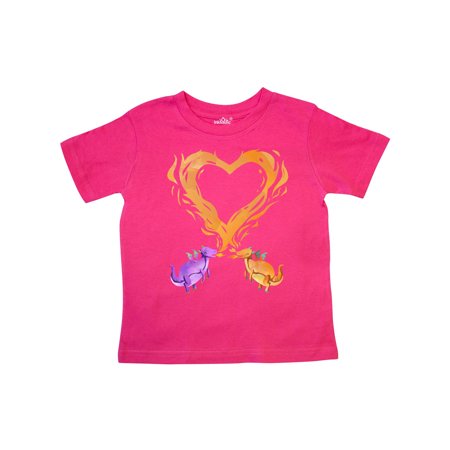 

Inktastic Fire Heart Dragons Gift Toddler Boy or Toddler Girl T-Shirt