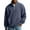 Blue_06121655, variant on S-3XL Quarter Zip Pullover Men Sweatshirt Waffle Knit Men's Long Sleeve Shirt Casual Loose Athletic Mock Neck Knitted Sweaters Pullover with Pocket