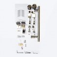 thumbnail image 5 of 60" W x 72‘’/76" H Frameless Shower Door, Double Sliding Shower Door, Glass Shower Door with 8/10mm Clear Tempered Glass, Stainless Steel Hardware, 5 of 7