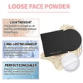thumbnail image 3 of LILELIS Blurring Setting Powder Long Lasting Makeup Dry and Shiny Creating a Natural Makeup Look Enhances Temperament Brightens Skin Tone Smoothes Lines and Effectively Covers F One Size, 3 of 8