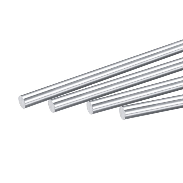 Unique Bargains 8mm Diameter 150mm Length Carbon Steel Rod Hard Shaft Solid Round Rod 4pack