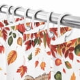 thumbnail image 6 of Shower Curtain 36"W x 78"L Cute Bear Fall Thanksgiving Pumpkins Sunflowers Fabric Shower Curtains Set with Hooks Water Repellent Bathroom Curtains Machine Washable Bathroom Accessories, 6 of 6