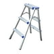 thumbnail image 1 of Escalera plegable de tijera para cocina, antideslizante, multifuncional, para supermercados, garajes, jardines, coches, oficinas y salones de belleza. 3 pasos, 1 of 8