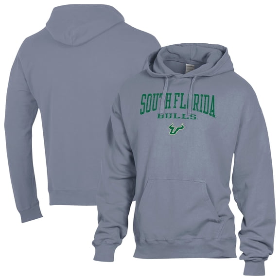 Men's ComfortWash  Gray South Florida Bulls Fleece Hoodie