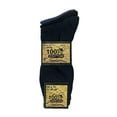 thumbnail image 2 of 6 Pack Mens Soft 100% Cotton Breathable Coloured Ribbed Dress Socks, 2 of 2