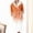 Orange, variant on uublik Womens Robes Knee Length Flannel Robes Casual Long Sleeves Robes Winter Woman Bathrobe Nightwear Blue