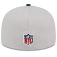 thumbnail image 4 of Men's New Era Stone/Navy Dallas Cowboys 2024 Sideline Historic 59FIFTY Fitted Hat, 4 of 5