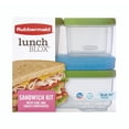 thumbnail image 1 of Rubbermaid Lunchblox Sandwich Kit with icepack, 1 kit, 1 of 6