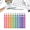 thumbnail image 2 of 12 Pack Glitter Highlighter Pens Fluorescent Color Fine Tips for ArtJournaling, 2 of 13