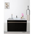 thumbnail image 4 of Gabinete DECOMOBIL PARA Baño Flotante Negro Mate/Encino Polar, 4 of 5
