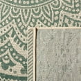 thumbnail image 6 of Safavieh Courtyard Gracelyn Medallion Indoor/Outdoor Area Rug, Beige/Dark Green, 6'7" x 6'7" Square, 6 of 10