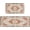 Boho 05, variant on Pink Rose Floral Kitchen Rugs 2 Piece Set Non Skid, Washable Boho Rugs for Kitchen Floor Set of 2, Colorful Bohemia Flower Kitchen Mats and Rugs for Indoor,Hallway,Laundry
