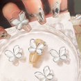 thumbnail image 4 of Decoración De Uñas 3D Metal Brillante Mariposa Perla Arte Accesorios Taladro, 4 of 4