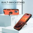 thumbnail image 5 of Petocase for iPhone 13 Pro Max Case,Heavy Duty Full Body Rugged Shockproof Kickstand with 360° Ring Holder Support Car Mount Phone Cover for iPhone 13 Pro Max,Orange, 5 of 7