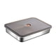 thumbnail image 4 of Caja de almacenamiento de acero inoxidable, recipiente para queso para refrigerador, contenedor para pasteles, caja para conservar alimentos frescos,, 4 of 9