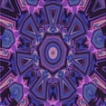 thumbnail image 1 of Ahgly Company Machine Washable Indoor Square Transitional Purple Iris Purple Area Rugs, 8' Square, 1 of 7