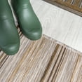 thumbnail image 5 of JONATHAN Y TUSCAN SUN 6' Round Area Rug, Bo Farmhouse Wide Stripe - Brown/Natural, TSN101A-6R, 5 of 9