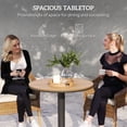 thumbnail image 4 of Outsunny 28" Outdoor Side Table, Weather Resistant Round Patio Table, 4 of 10