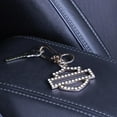 thumbnail image 5 of Harley-Davidson Silhouette Embellished Bar & Shield Logo Key Chain, Rose Gold, Harley Davidson, 5 of 5